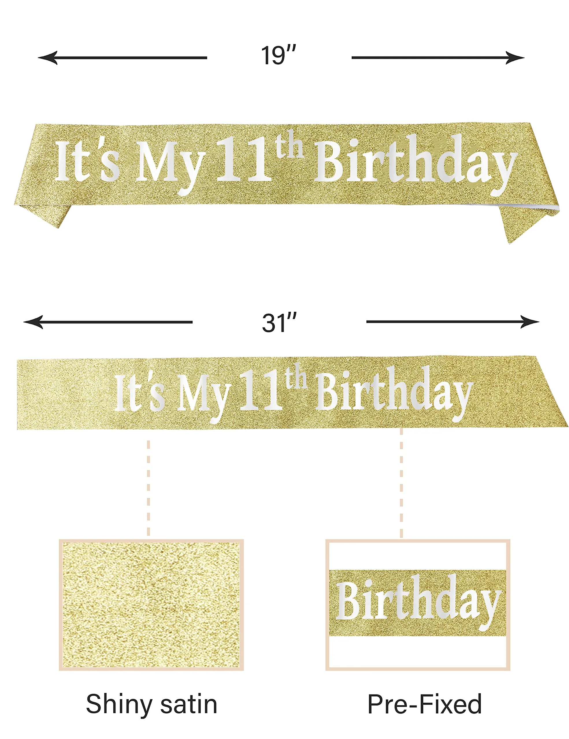 11th Birthday,11th Birthday Decorations for Girls,11th Birthday Gifts for Girls,Birthday