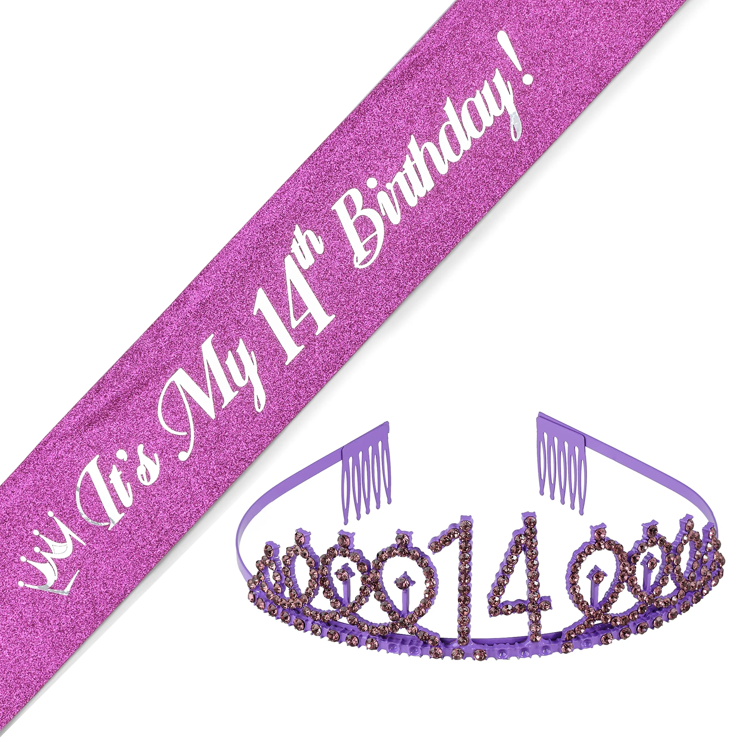 14th Birthday, 14th Birthday Gifts, 14th Birthday Crown for Girls, 14th Birthday Tiara