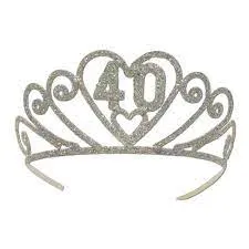 40 - GLITTER TIARA