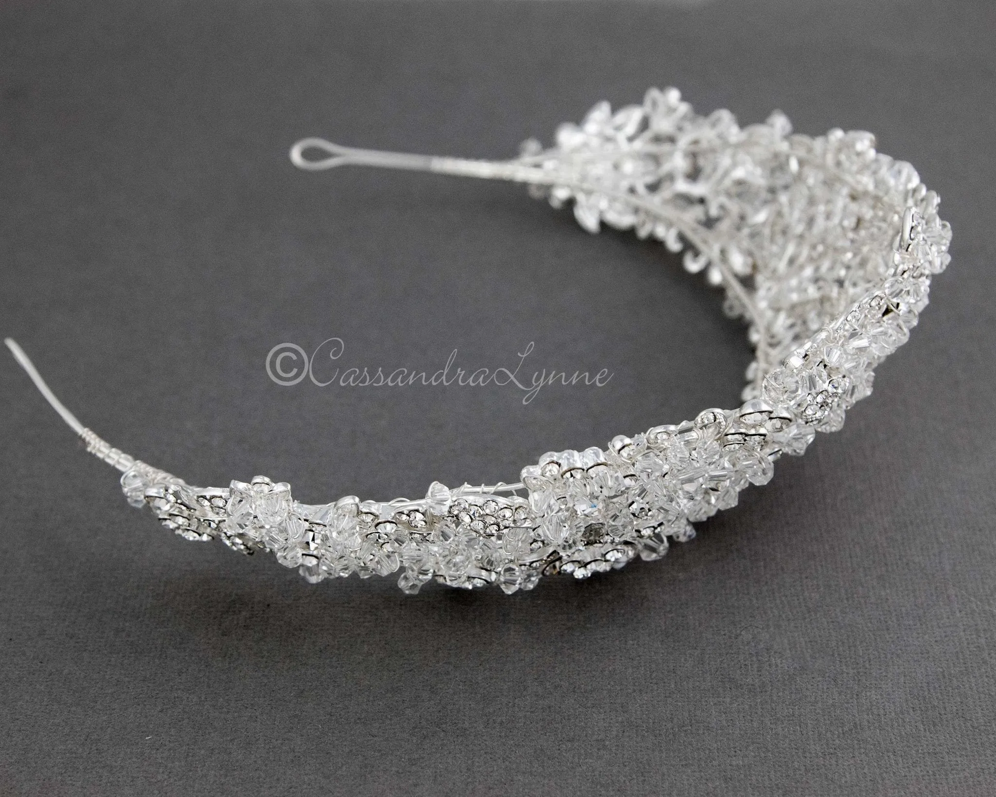 Beautiful Crystal Beaded Crown