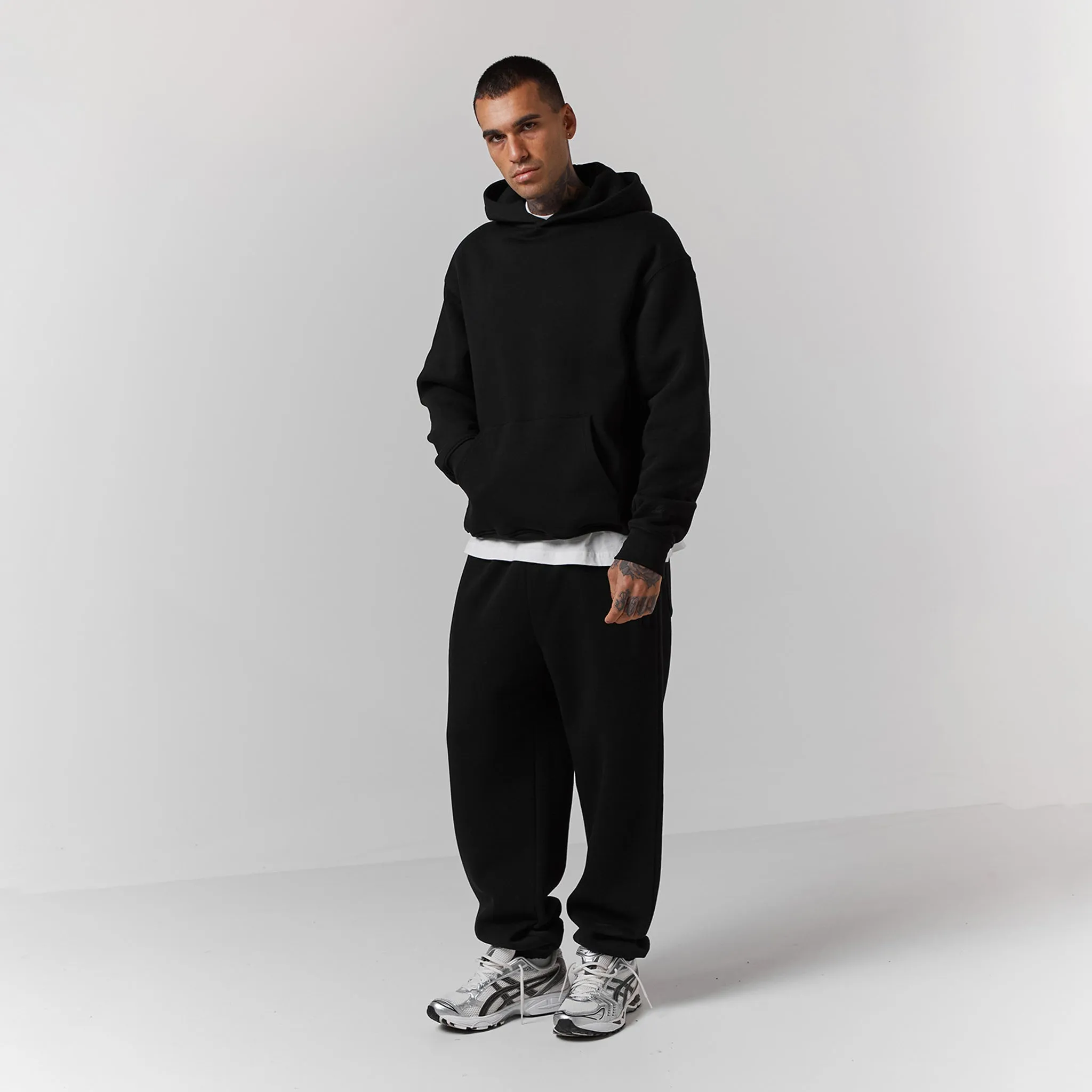 Box Fit Tracksuit | Black