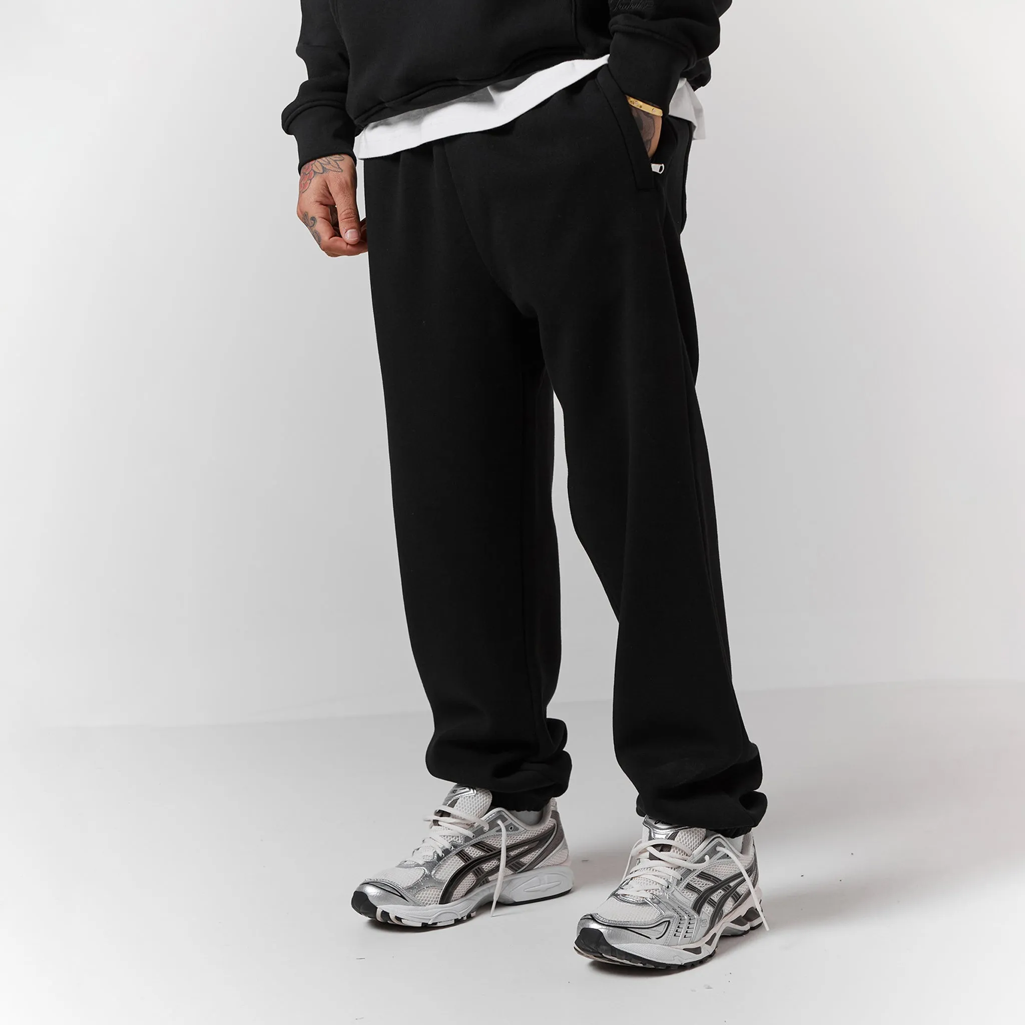 Box Fit Tracksuit | Black