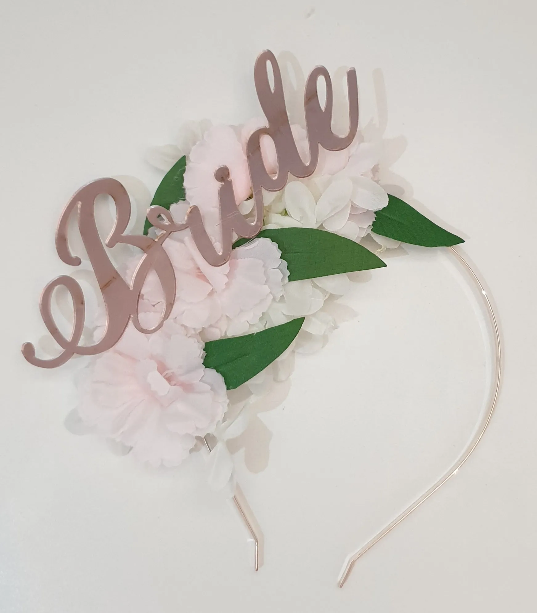 BRIDE FLORAL TIARA