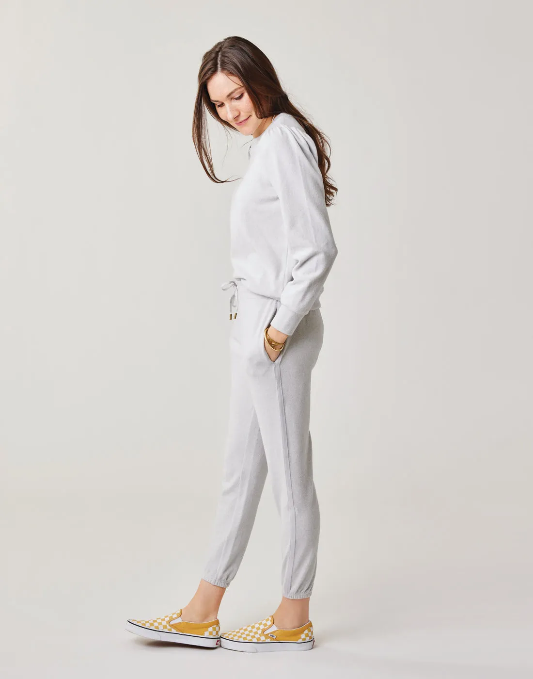 Chelsea Jogger: Light Grey Heather