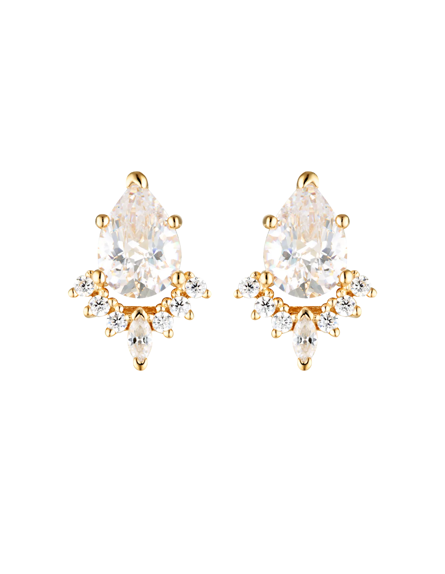 Georgini Iconic Bridal Penelope Earring - Gold