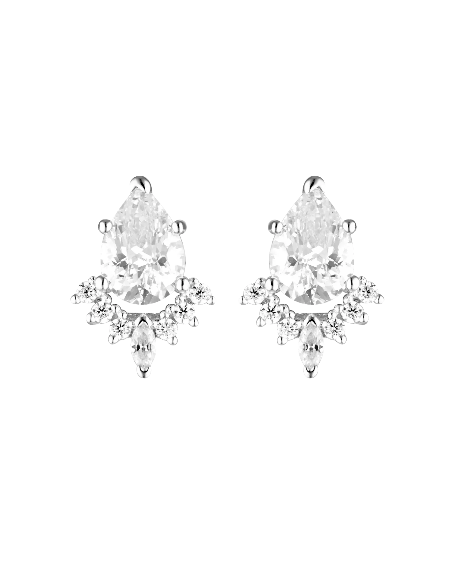 Georgini Iconic Bridal Penelope Earring - Silver