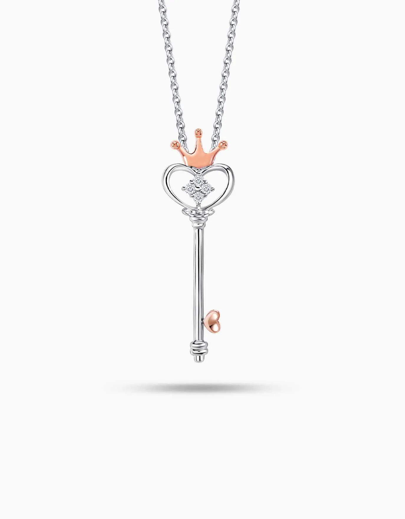 LVC Cheri Tiara Key Diamond Pendant