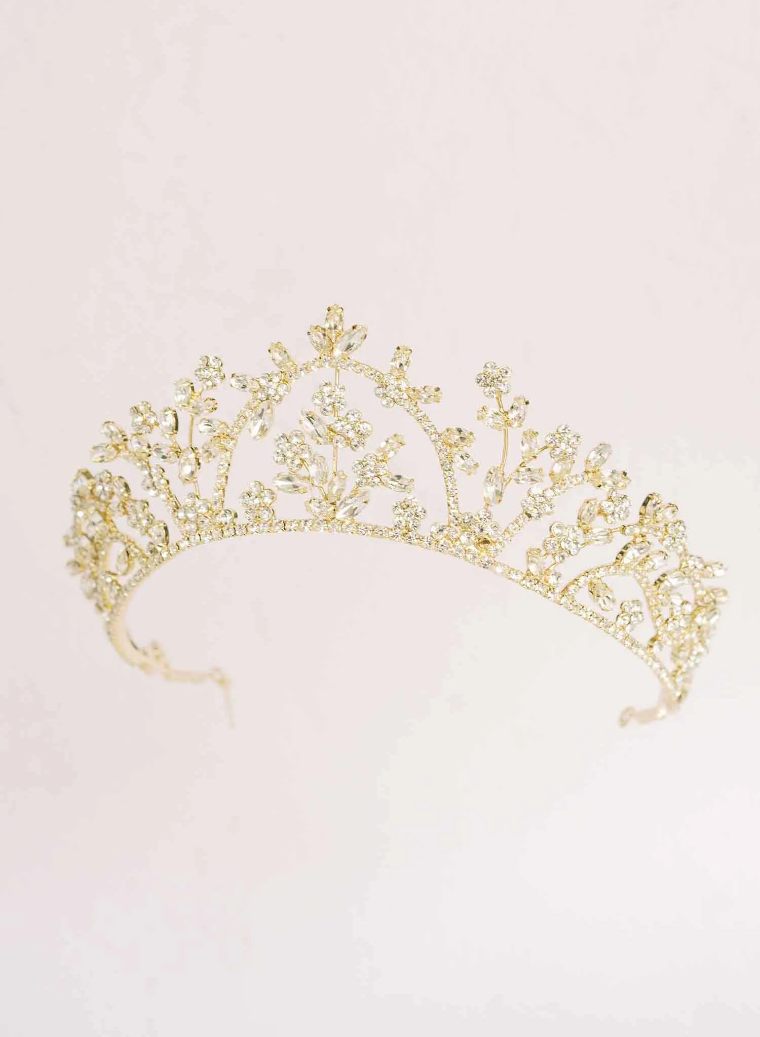 Majestic raised crystal tiara - Style #2150