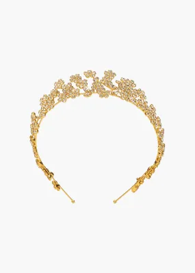 Meadow Tiara -- Crystal Antique Gold