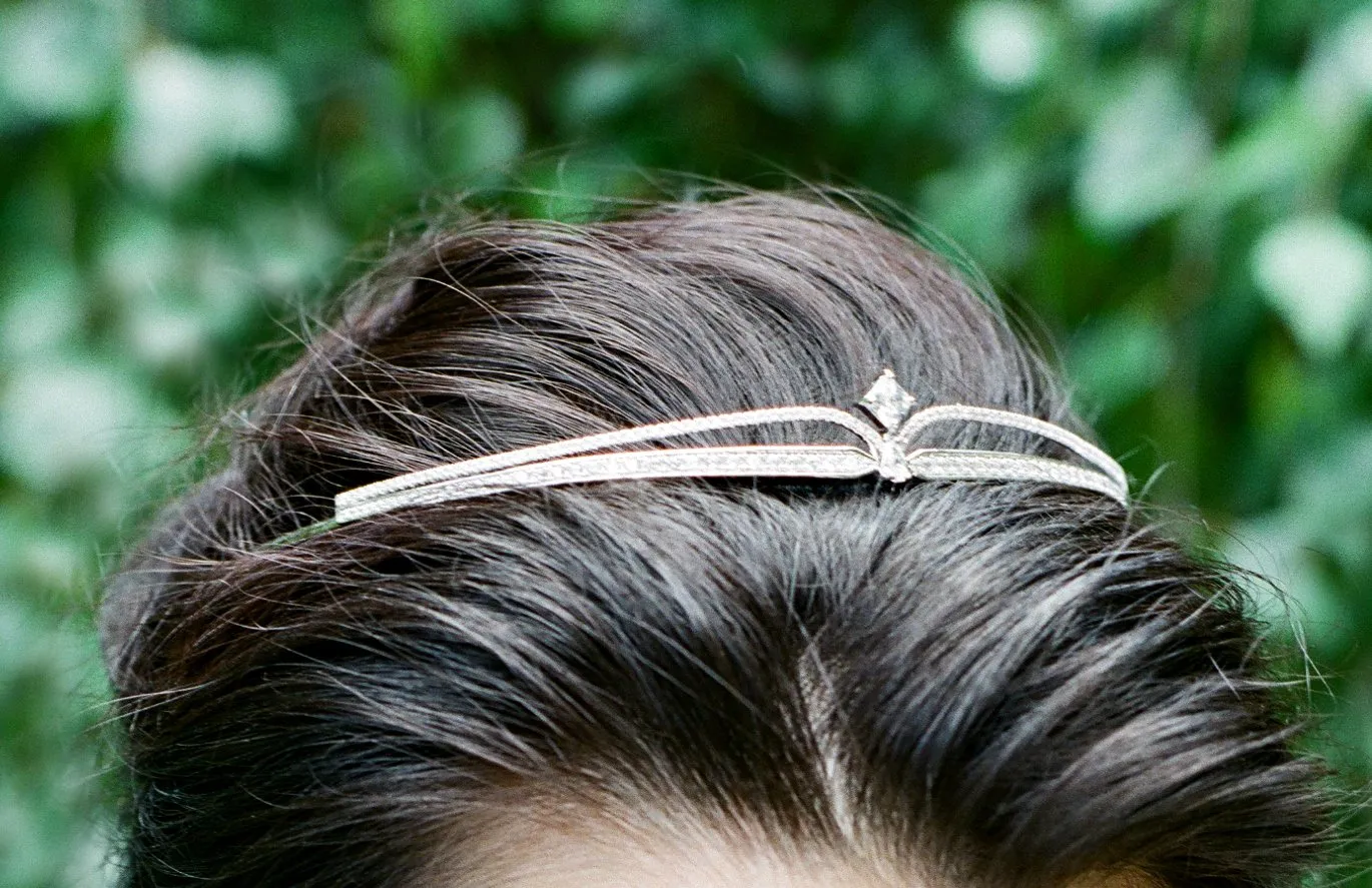 MEG Simulated Diamond Wedding Tiara