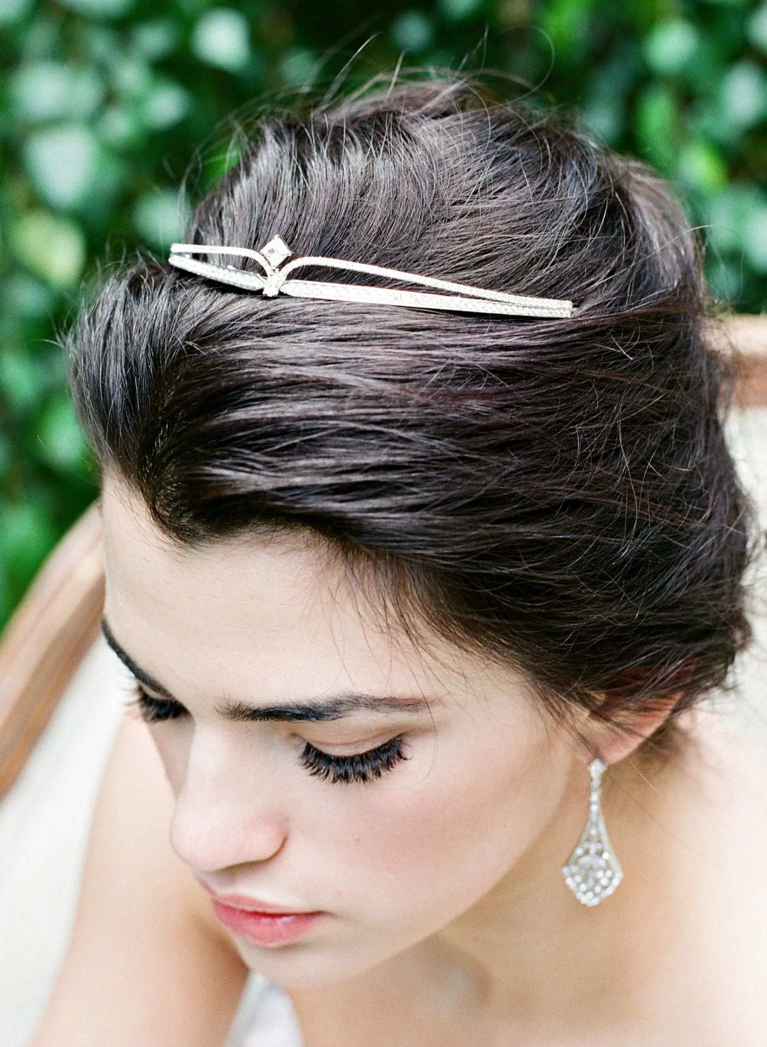 MEG Simulated Diamond Wedding Tiara