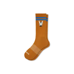 Mens Safari Stripe Patterned Calf Socks - Stylish and Comfortable Footwear for Casual and Outdoor Wear