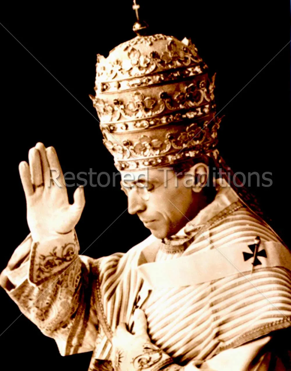 Pope Pius XII with Tiara