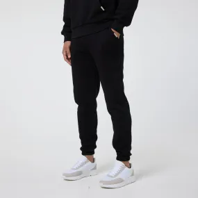 Relaxed Fit Cuffed Jogger | Black