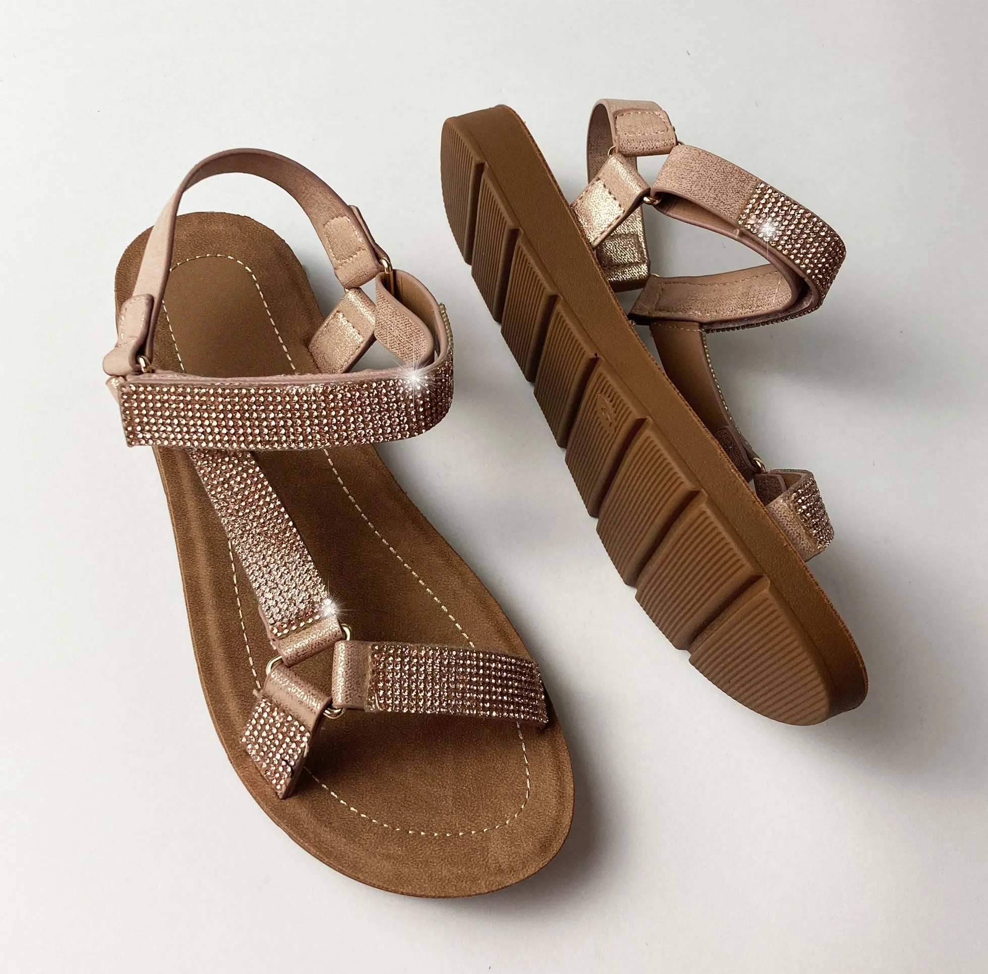 SANDALIAS KRISTEN ROSE GOLD