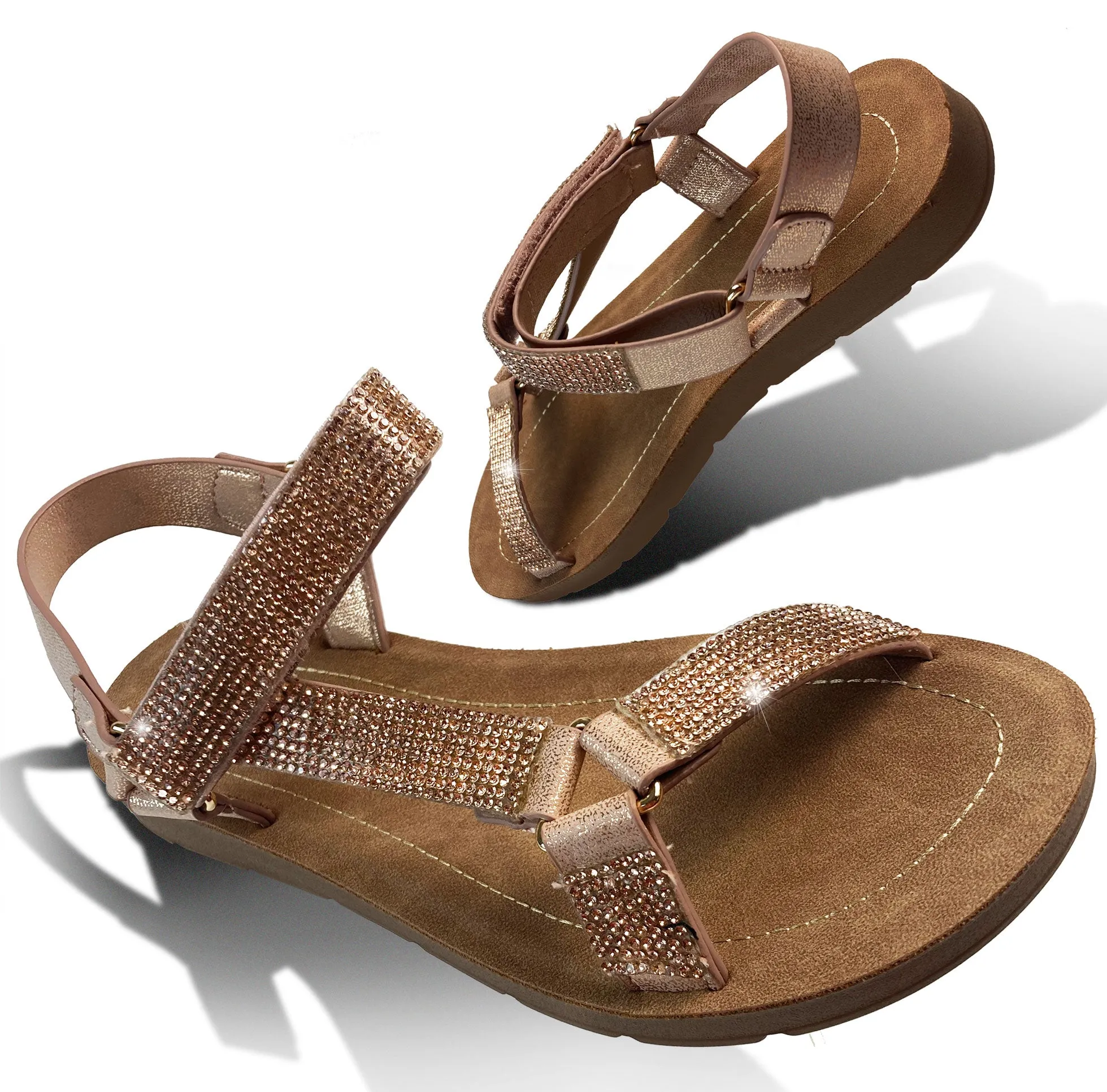 SANDALIAS KRISTEN ROSE GOLD