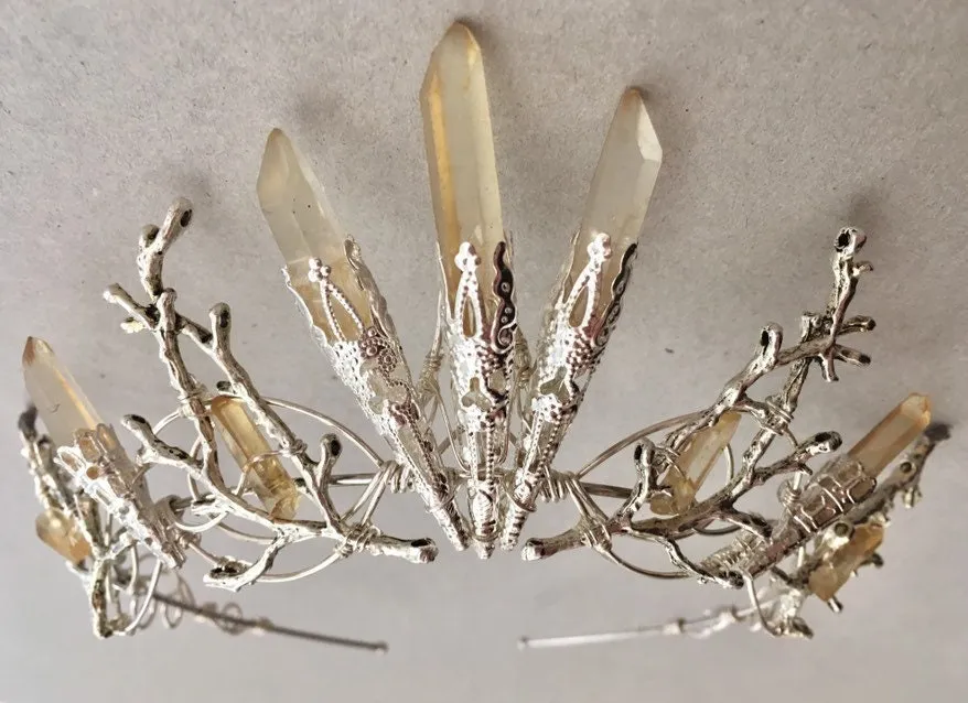 The CECILY Lemon Quartz Crown