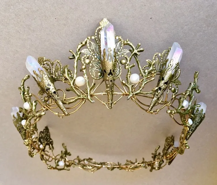 The EVANGELINE FULL Angel Aura Crown