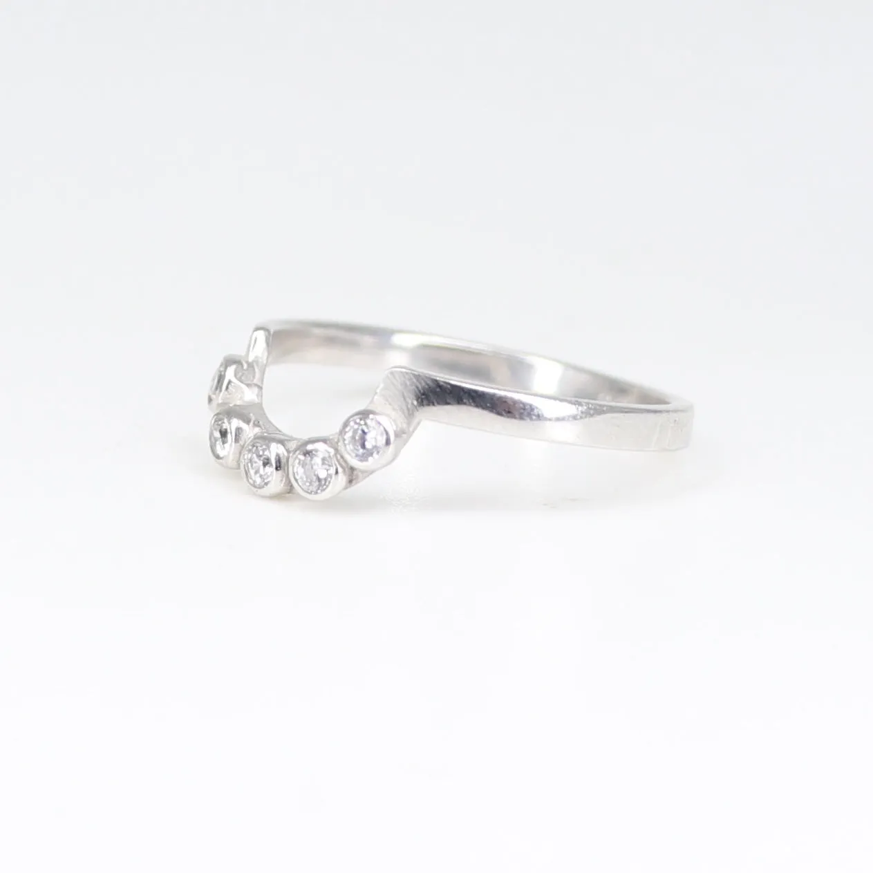 White Gold Tiara Ring